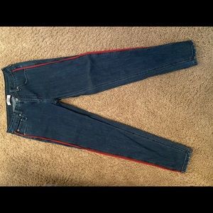 JBD jeans with stripe down the side